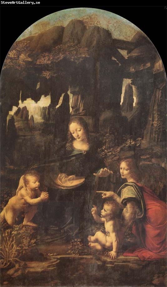 LEONARDO da Vinci The Virgin of the rocks